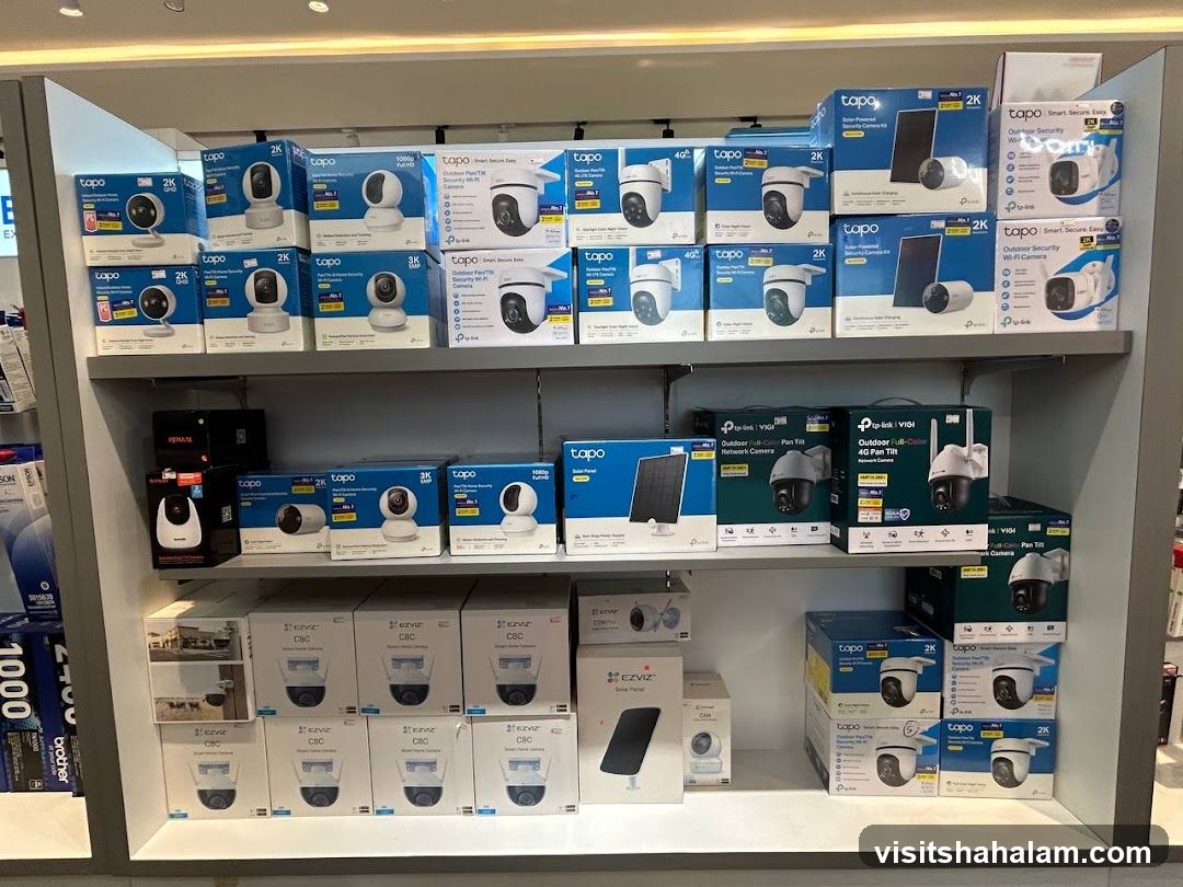 Security Cameras Display