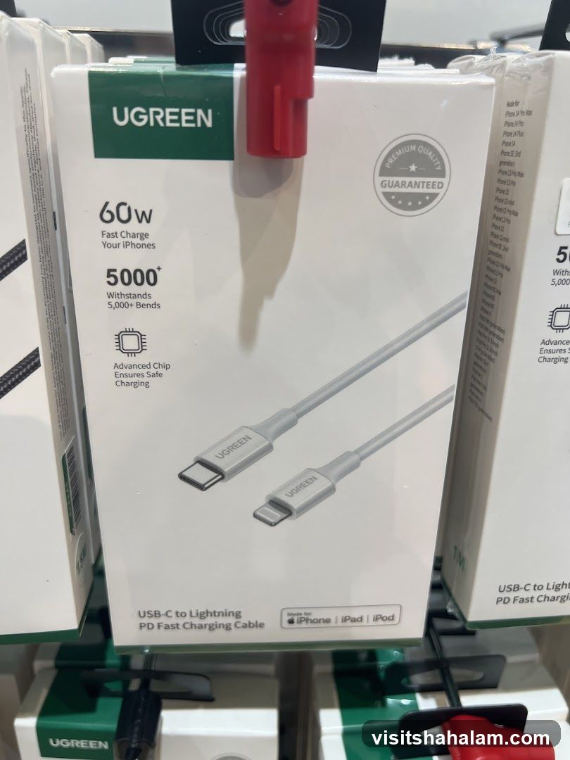 UGREEN USB-C to Lightning PD Fast Charging Cable Box
