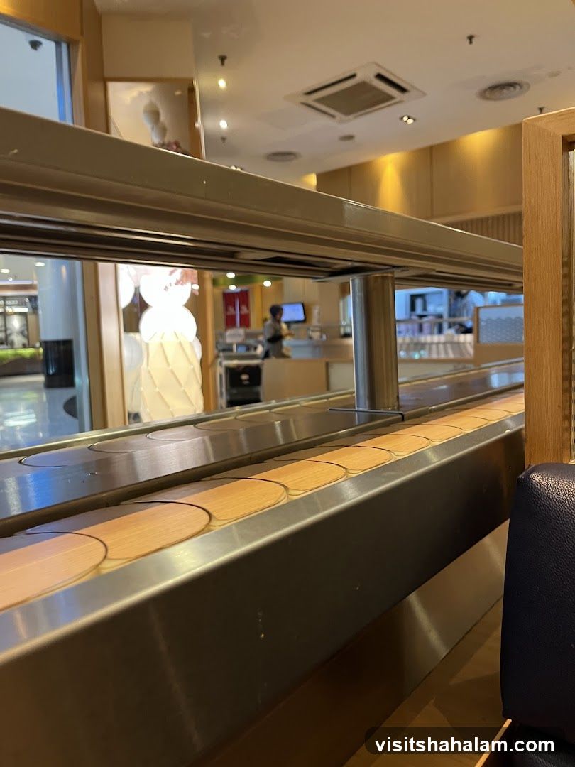 Conveyor Belt Sushi Restaurant Interior