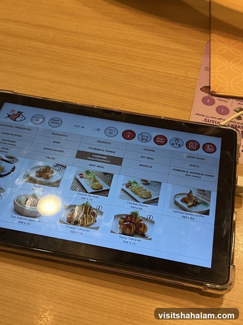 Digital Menu