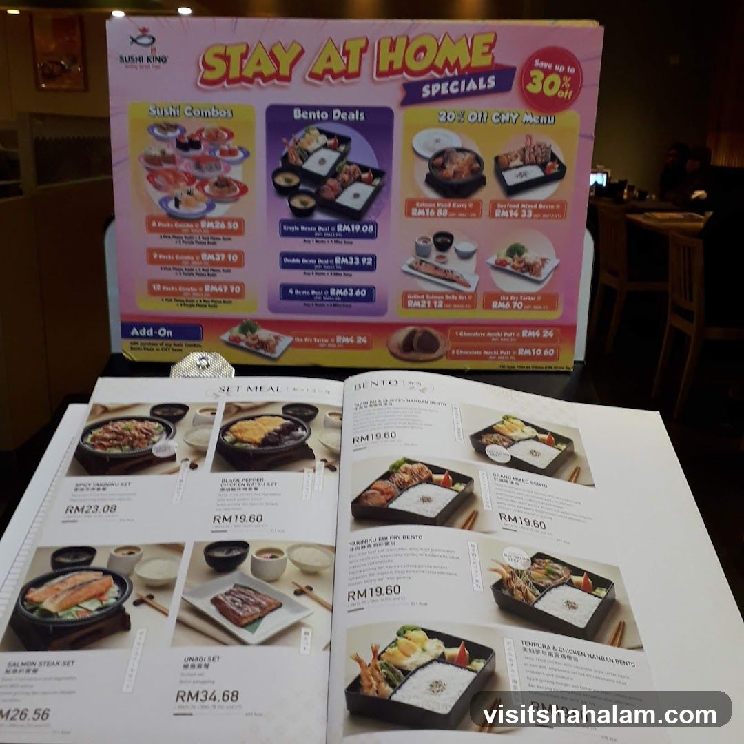 Sushi King Stay At Home Specials