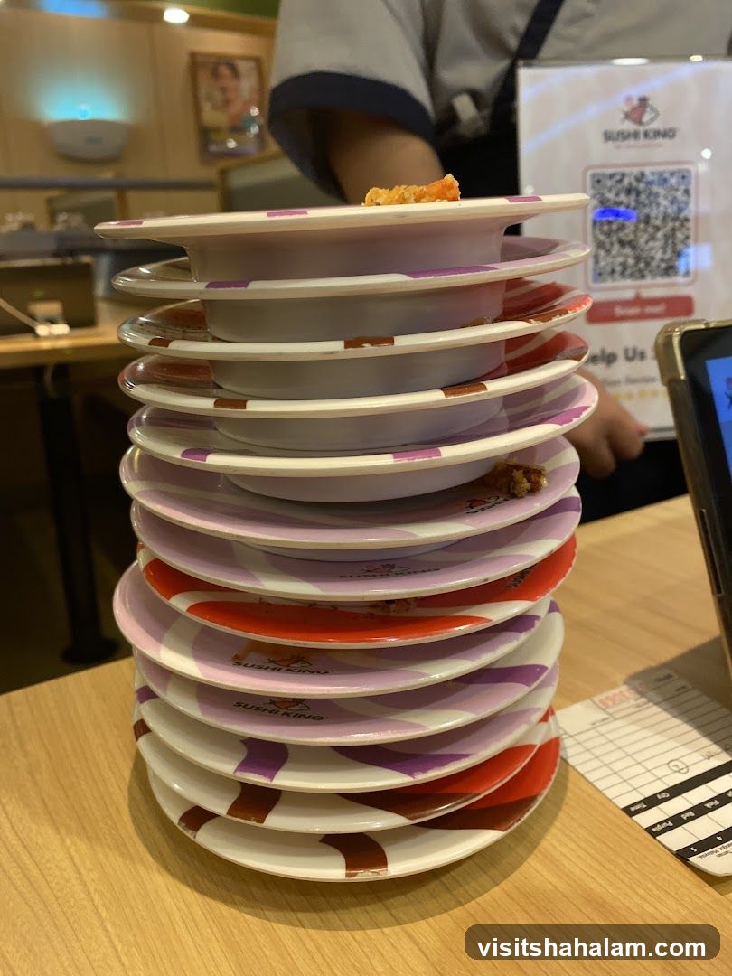 Stack of Sushi Plates