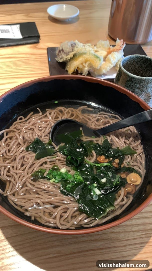 Soba Noodles with Tempura
