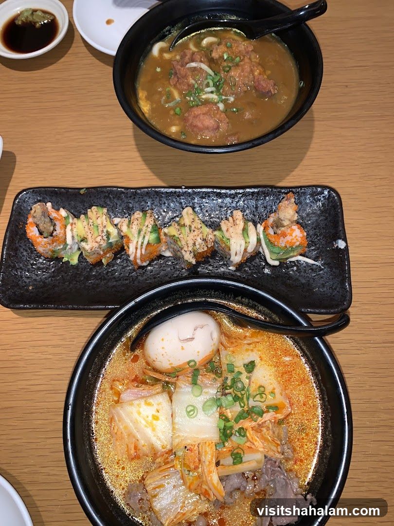 Japanese Food Spread