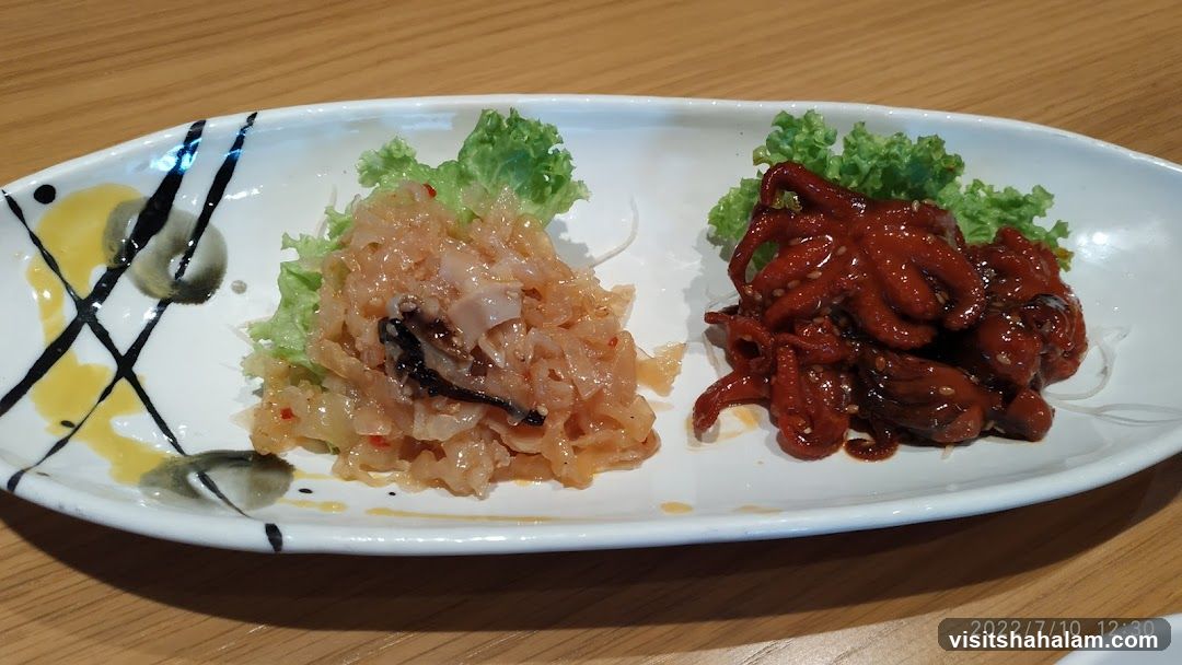 Two Appetizers on a Plate