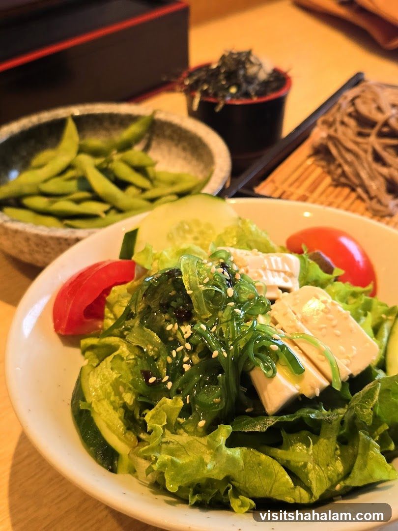 Salad with Tofu and Edamame