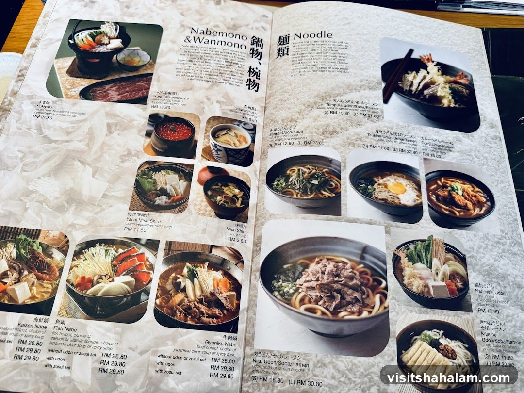 Nabemono & Wanmono, Noodle