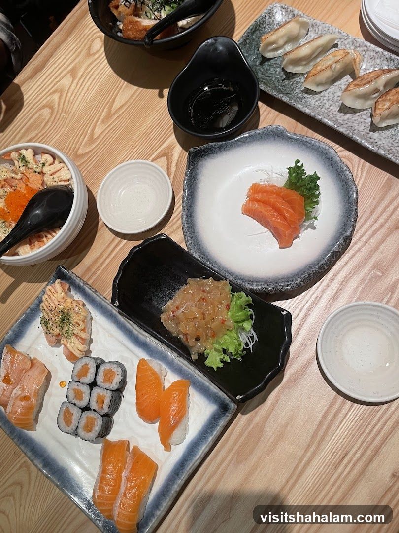 Japanese Food Spread