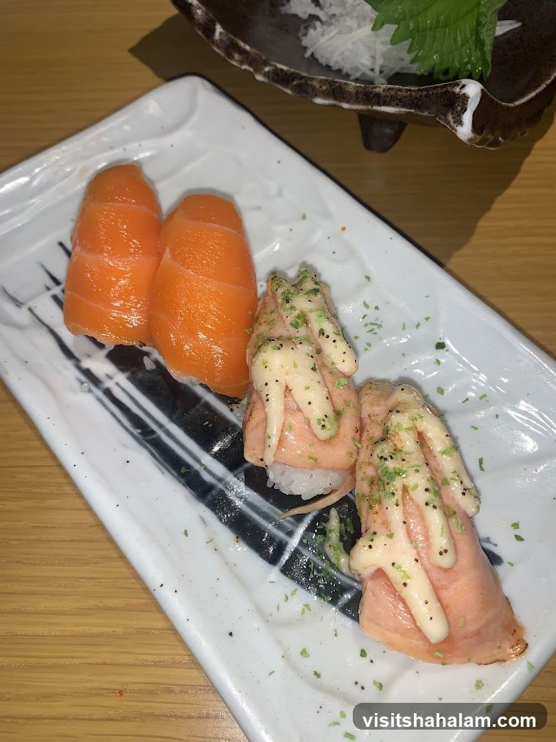 Salmon Nigiri Sushi