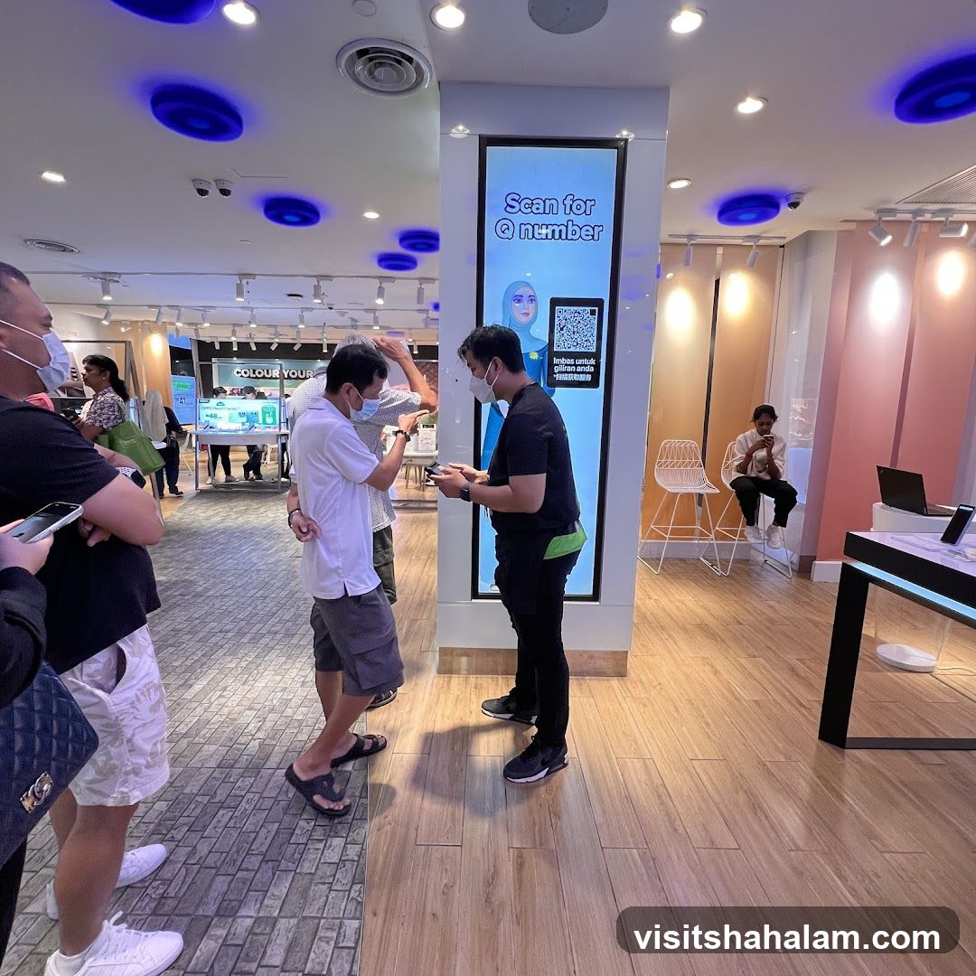 Customers in a store