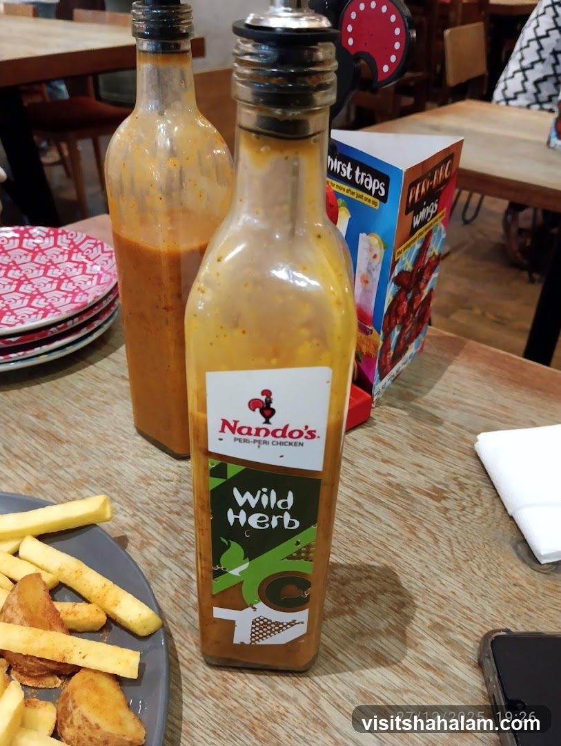Nando's Wild Herb Sauce Bottle
