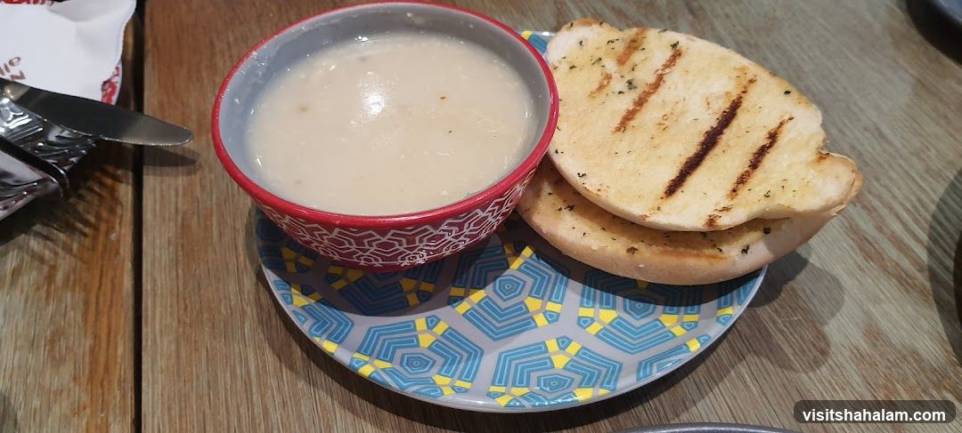 Soup and Garlic Bread