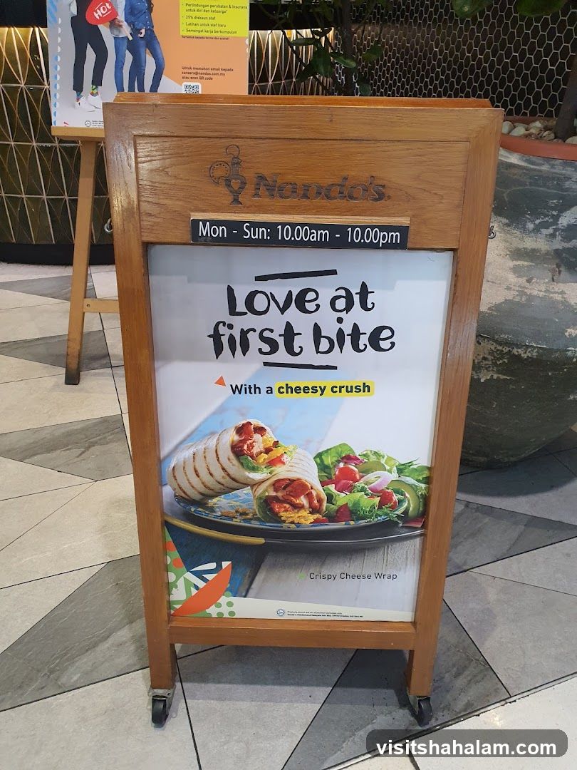 Nando's Crispy Cheese Wrap Advertisement