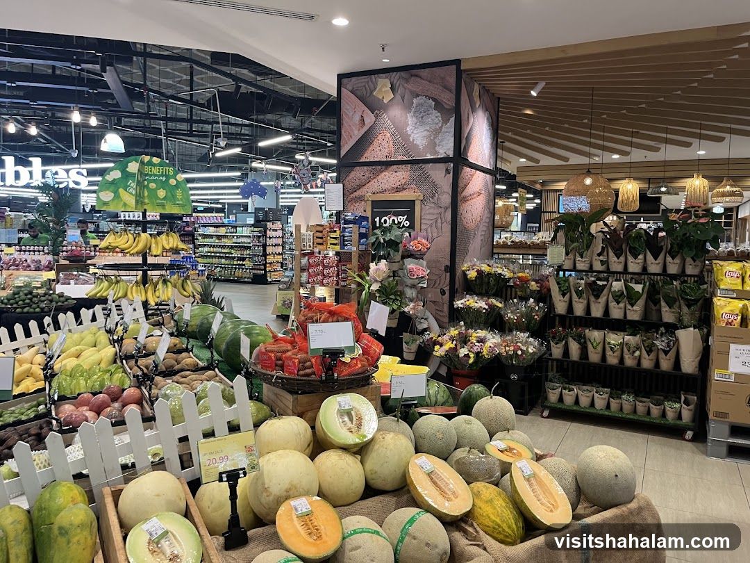 Supermarket Produce Aisle