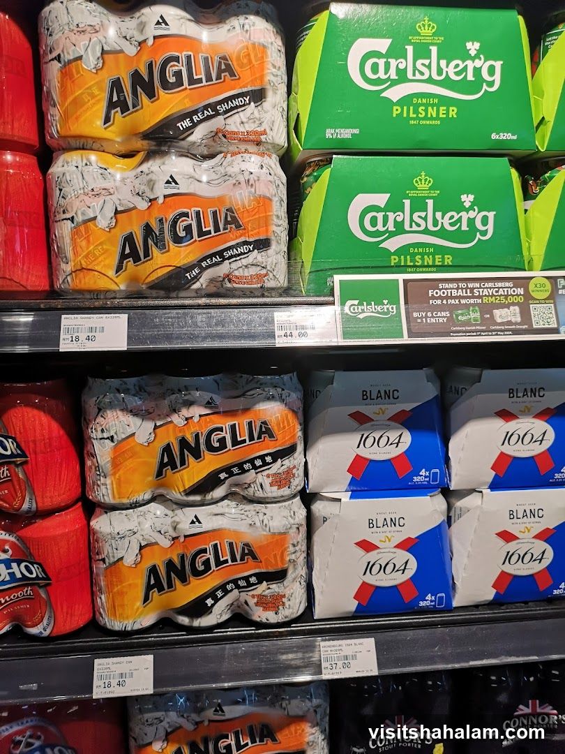 Beer and Shandy Display