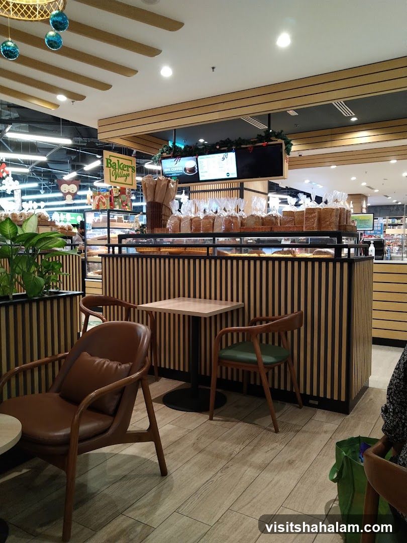 Bakery Interior with Seating