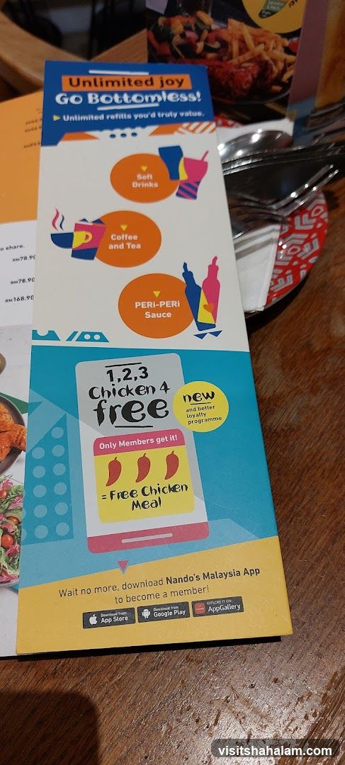 Nando's Bottomless Refills and Loyalty Program