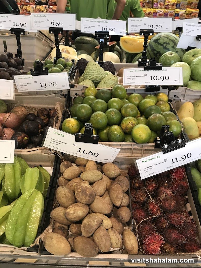 Fruit Display with Price Labels