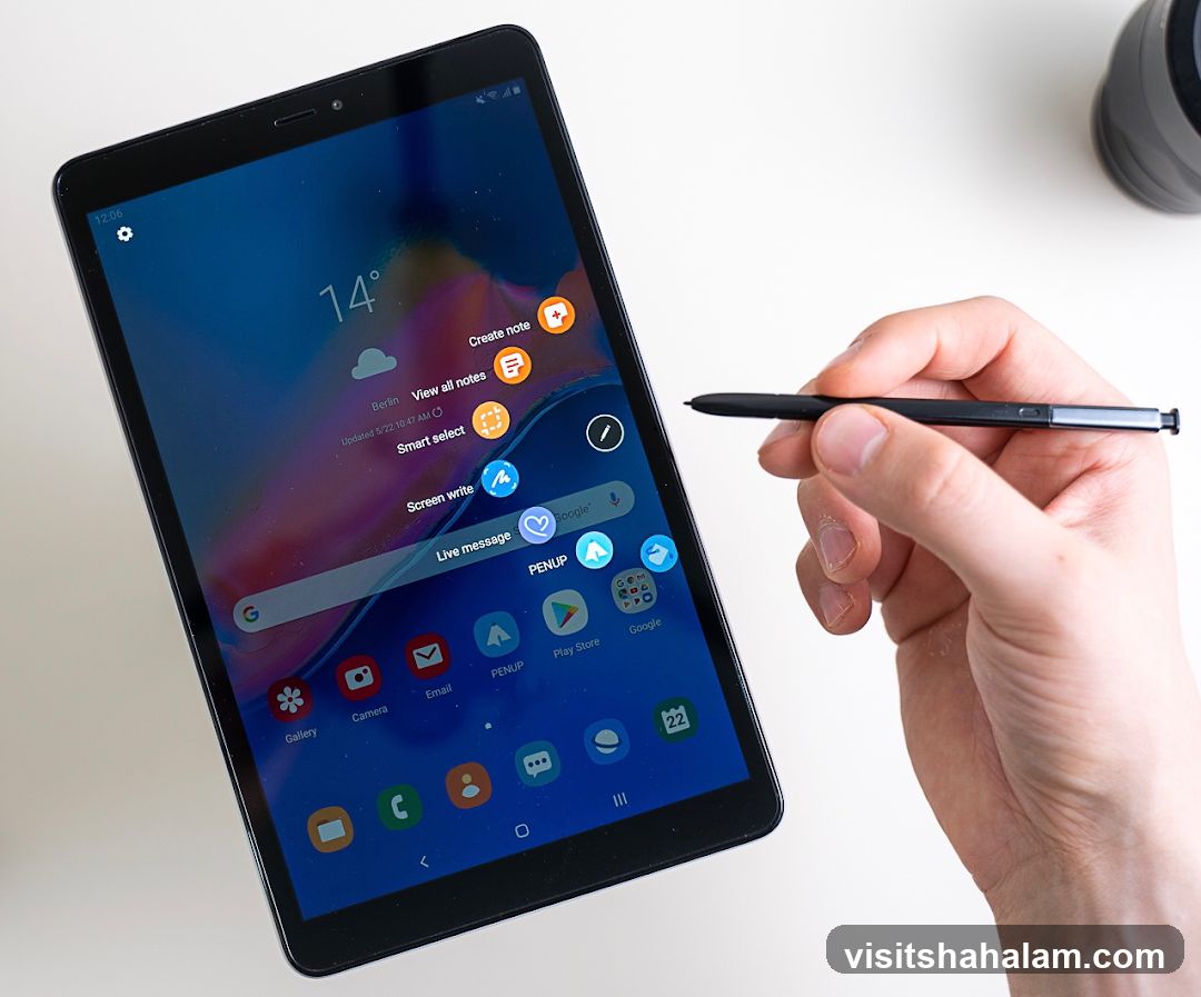 Tablet with Stylus