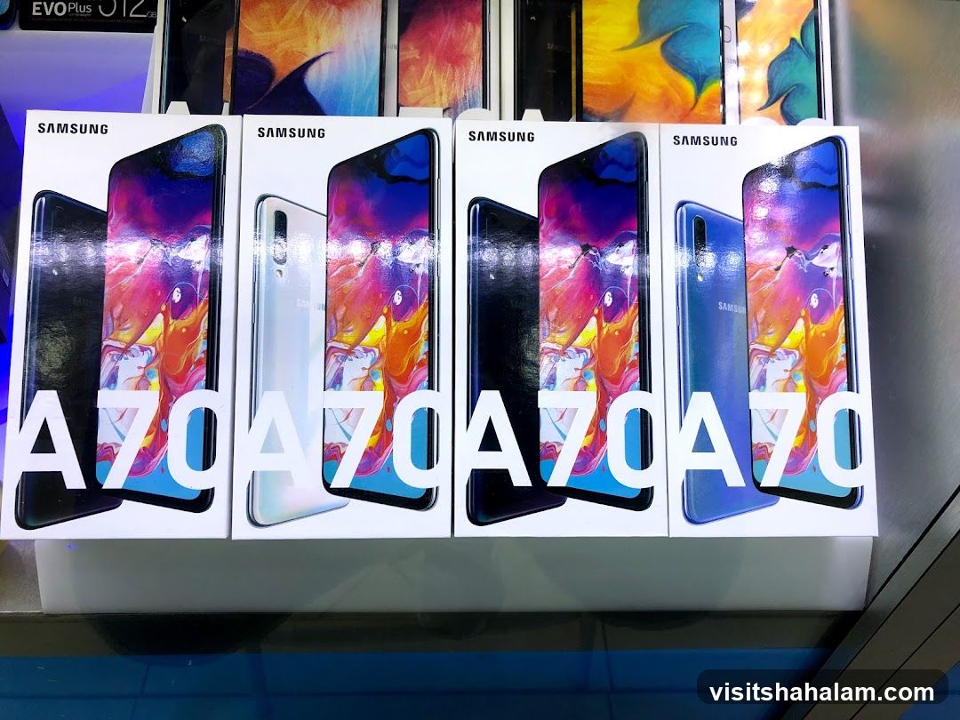 Samsung A70 Phone Boxes