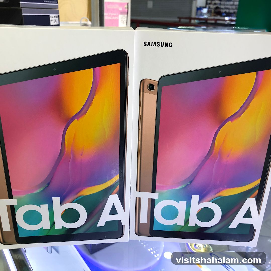 Samsung Tab A boxes