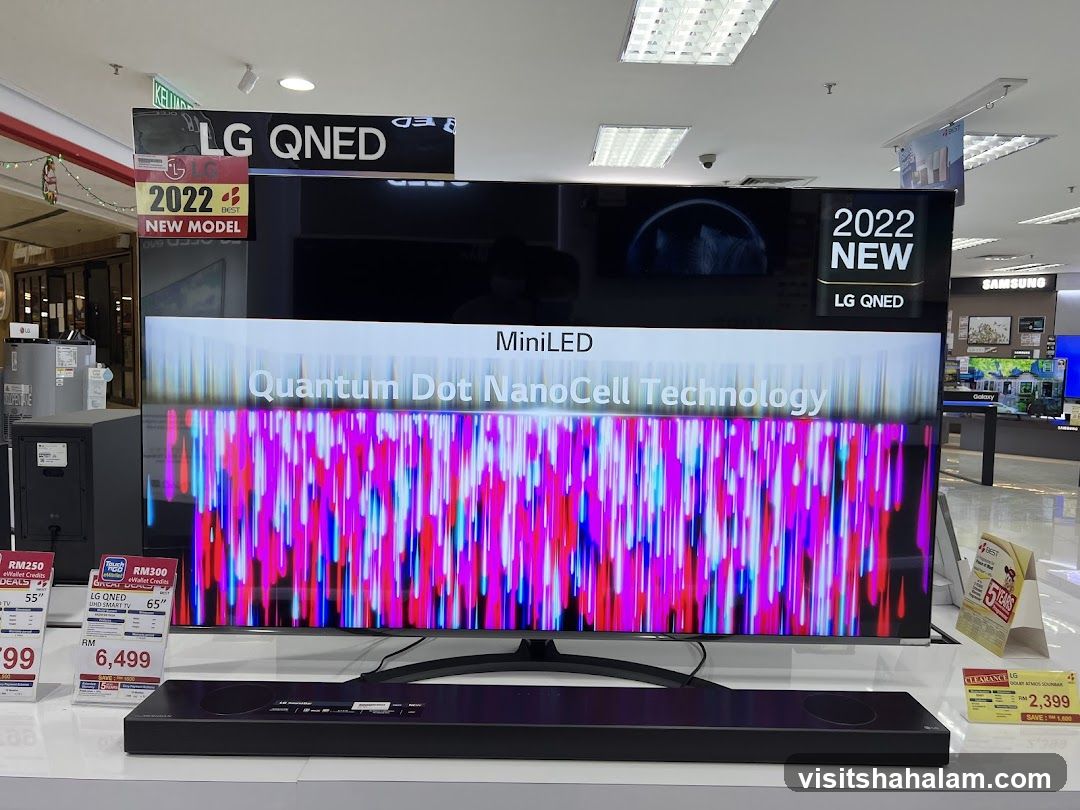 LG QNED TV Display