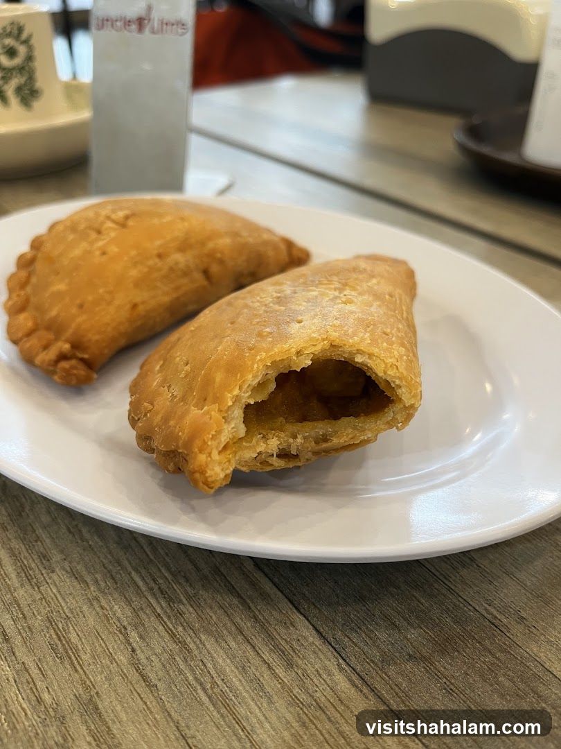 Curry Puffs on a Plate
