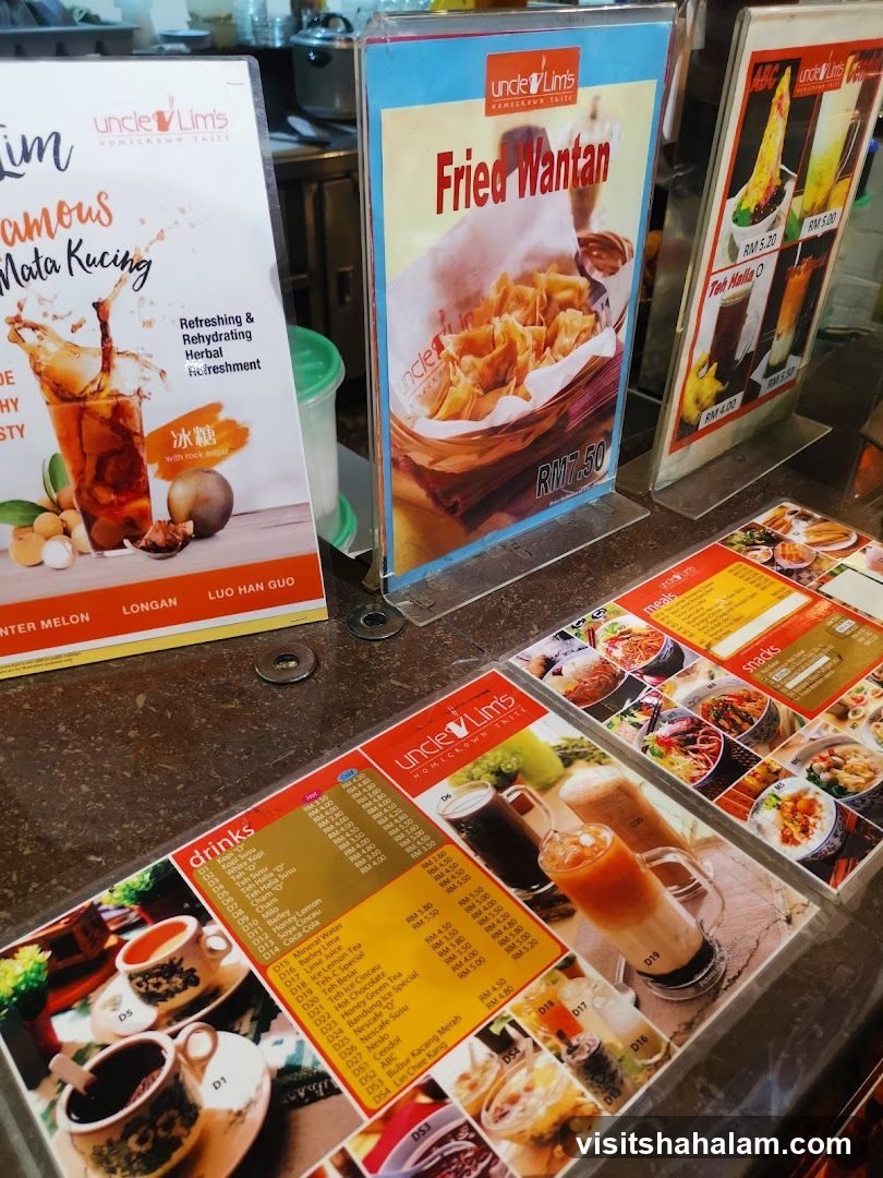 Uncle Lim's Homegrown Taste Menu