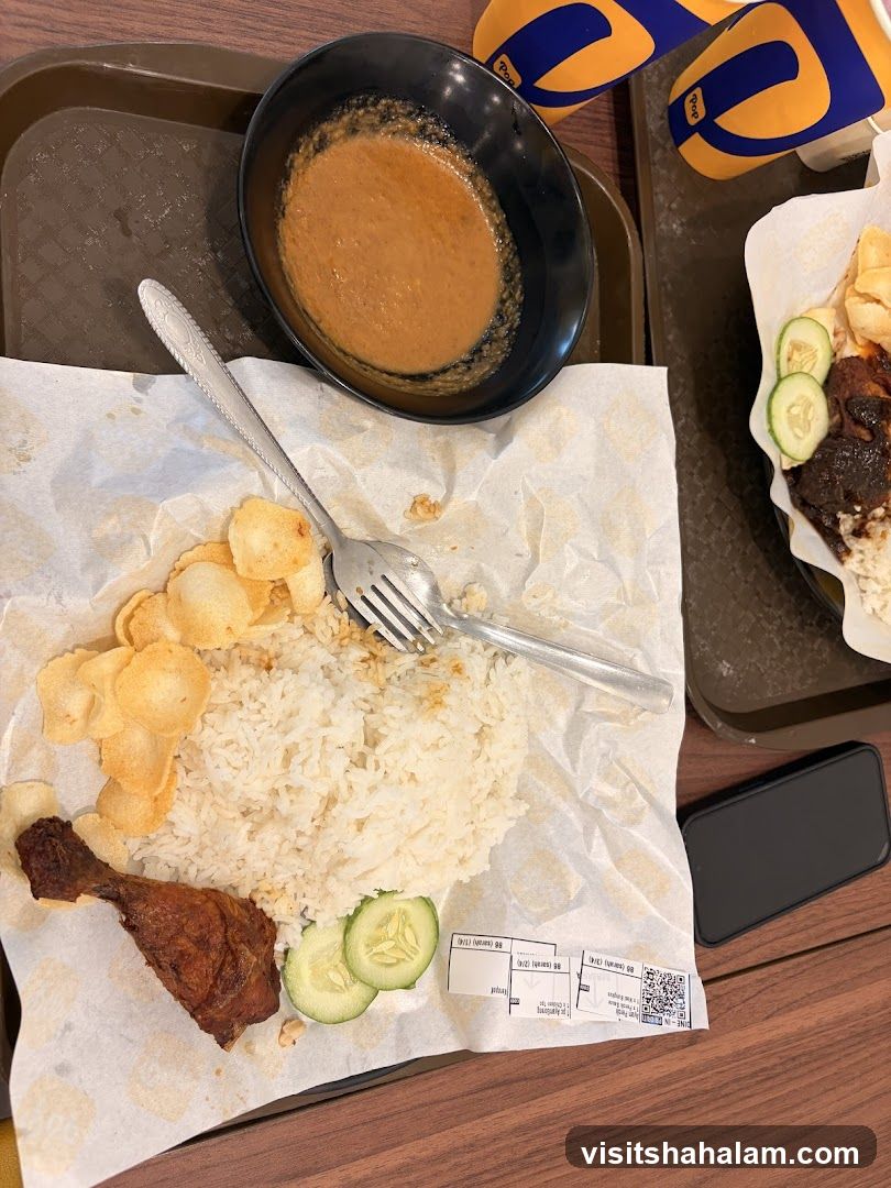 Fried Chicken Rice Meal