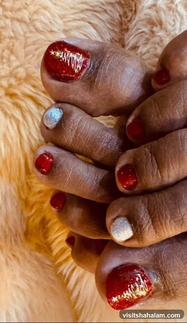 Festive Pedicure