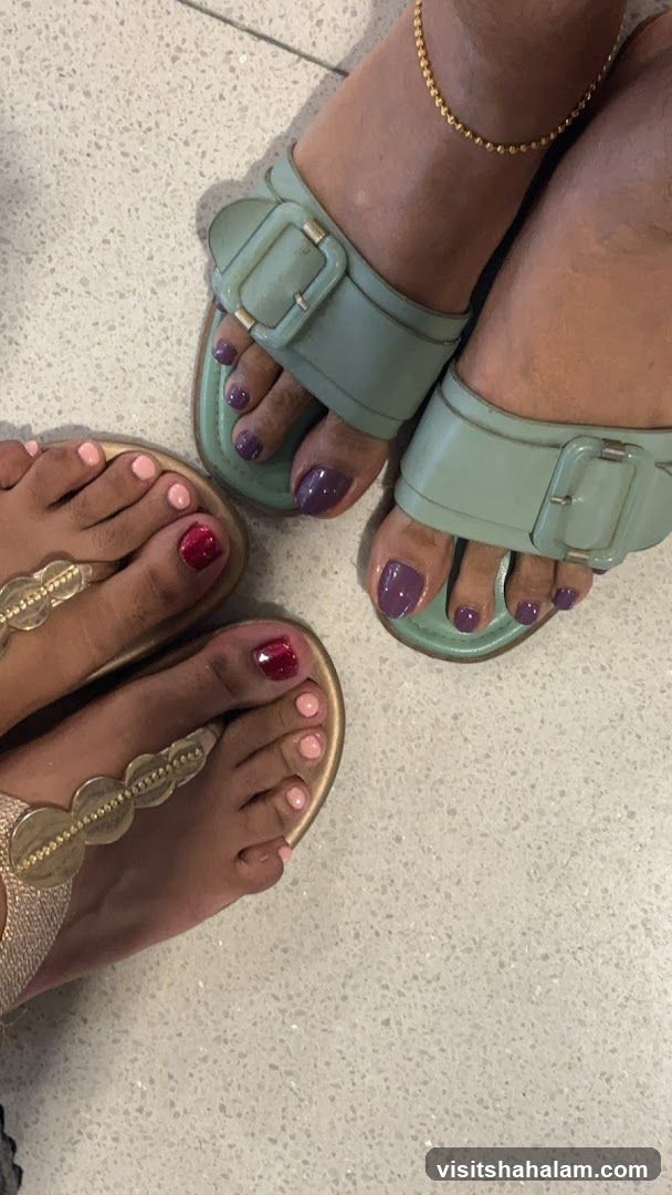 Pedicured Feet
