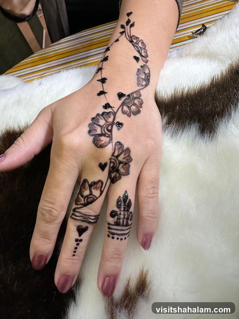 Henna Hand Tattoo