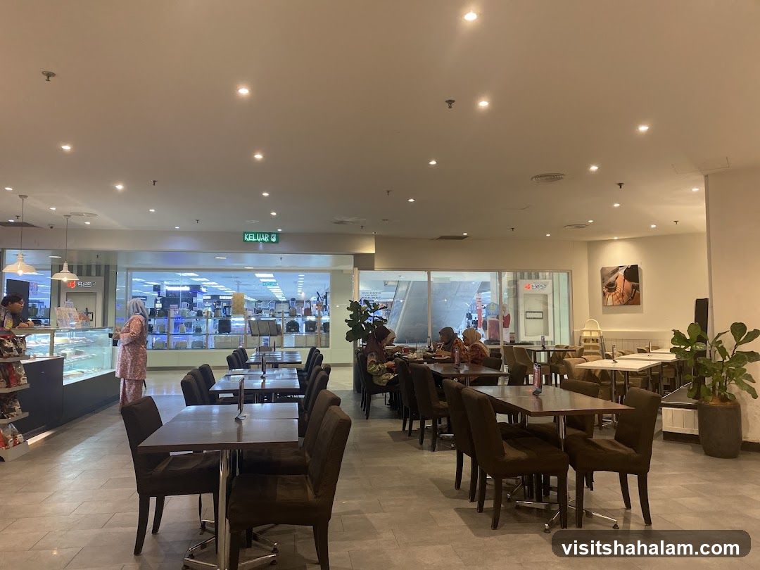 Cafe Interior with Dining Tables