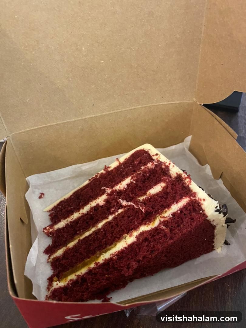 Red Velvet Cake Slice