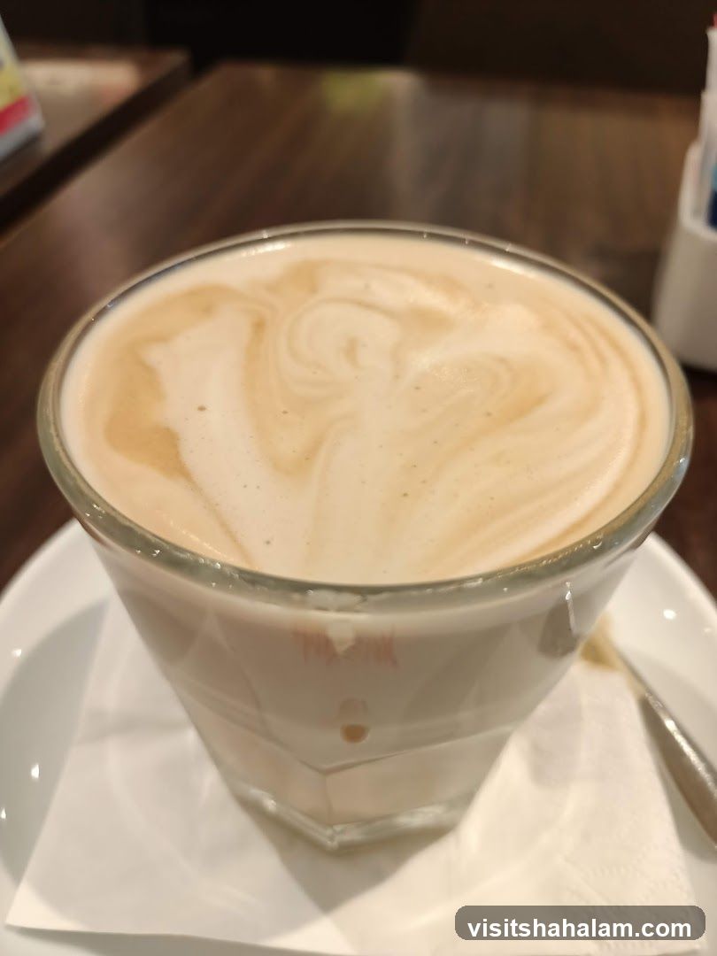 Latte with Swirls