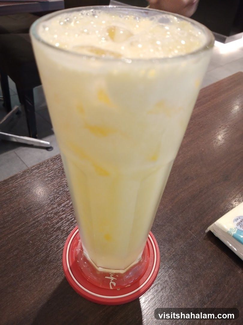 Yellow Drink with Ice