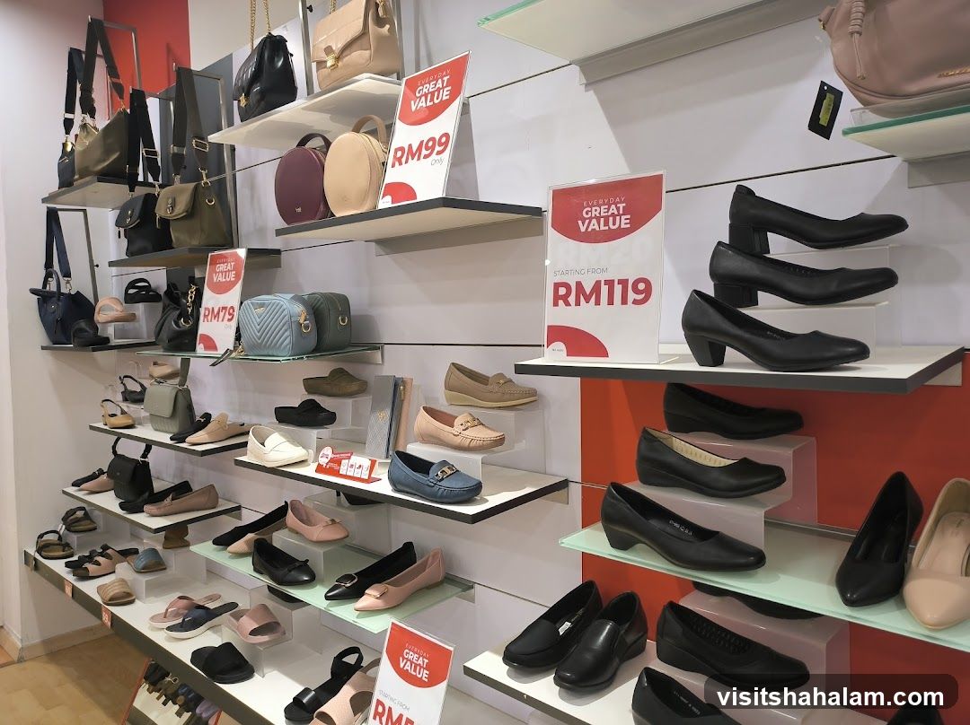 Shoe and Handbag Store Display