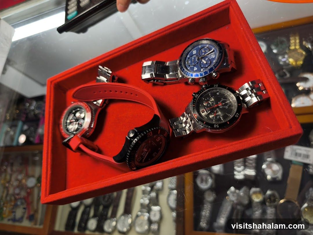 Watches in a Display Tray