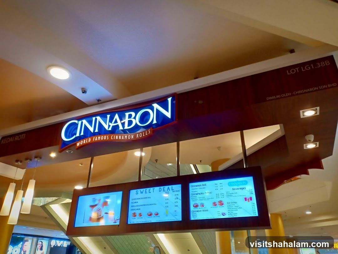 Cinnabon Menu Board