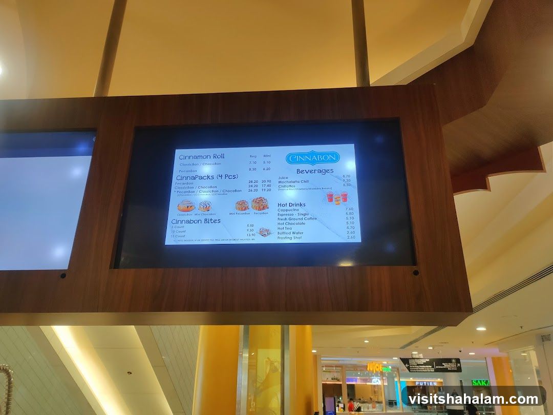 Cinnabon Menu