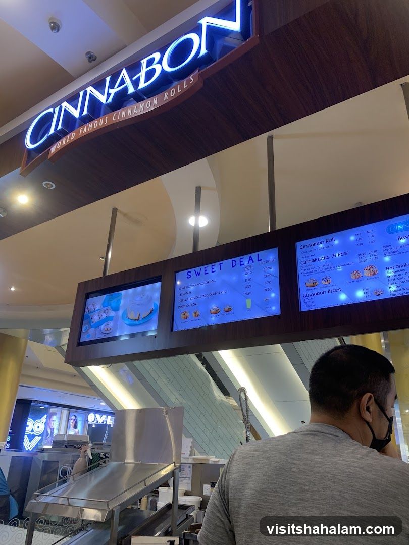 Cinnabon Counter