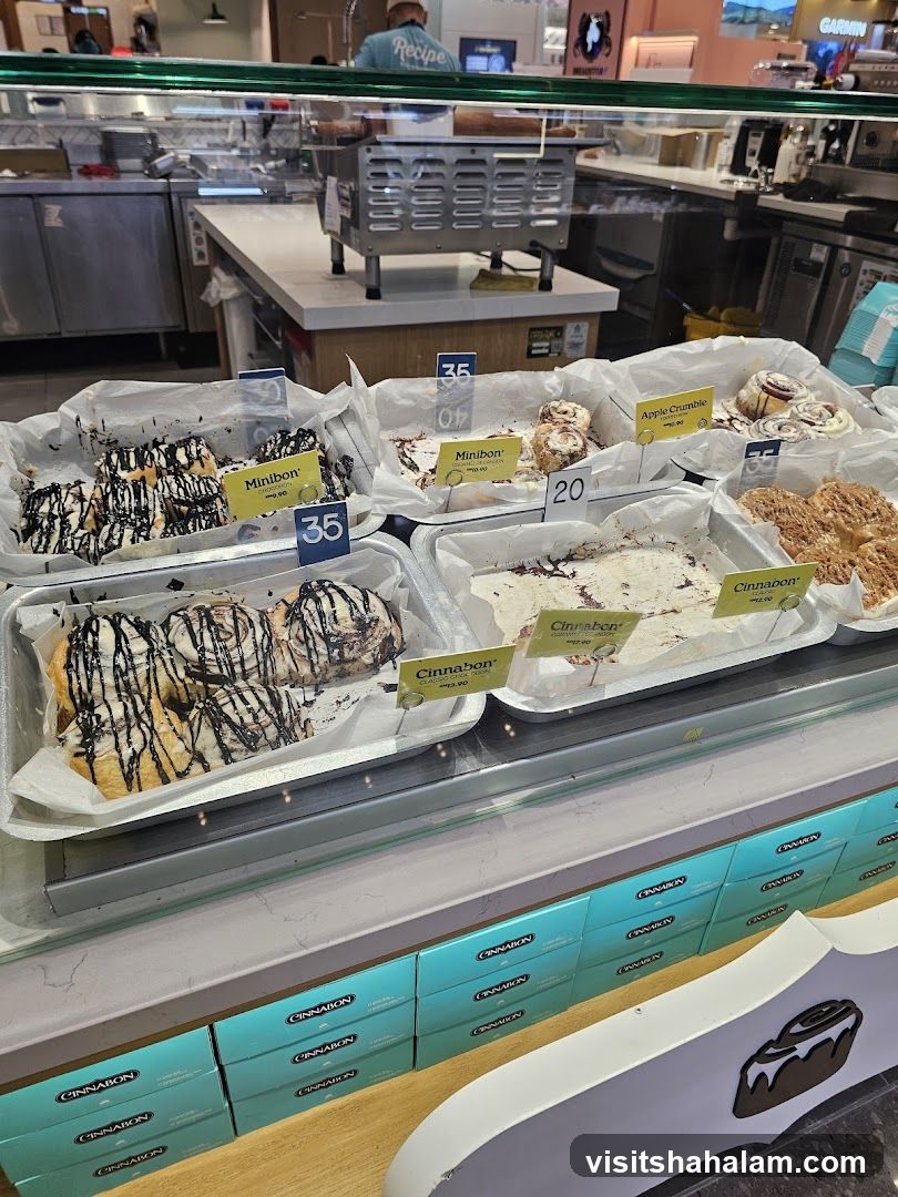 Cinnamon Rolls Display