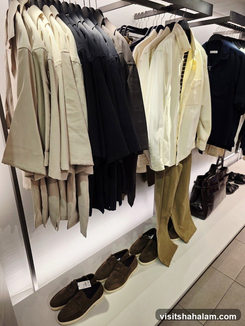 Clothing and Shoes Display