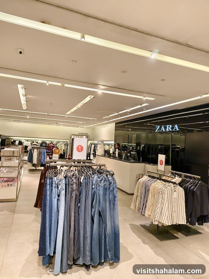 Zara Clothing Store Interior