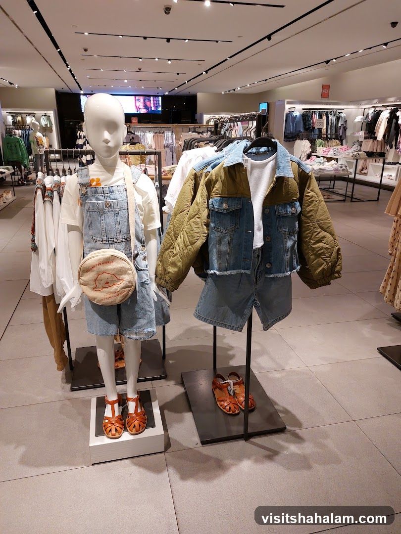 Children's Clothing Display