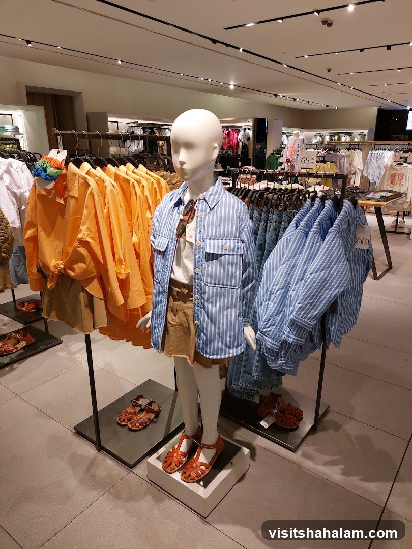 Children's Clothing Display