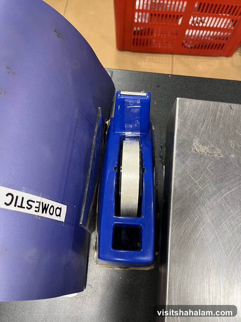 Tape Dispenser at Checkout