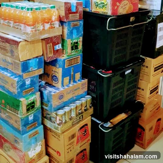Stacked Boxes and Baskets