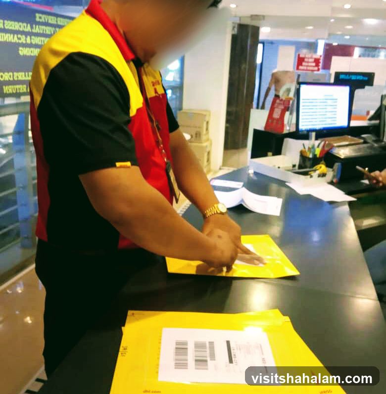 Shipping Clerk Preparing Packages