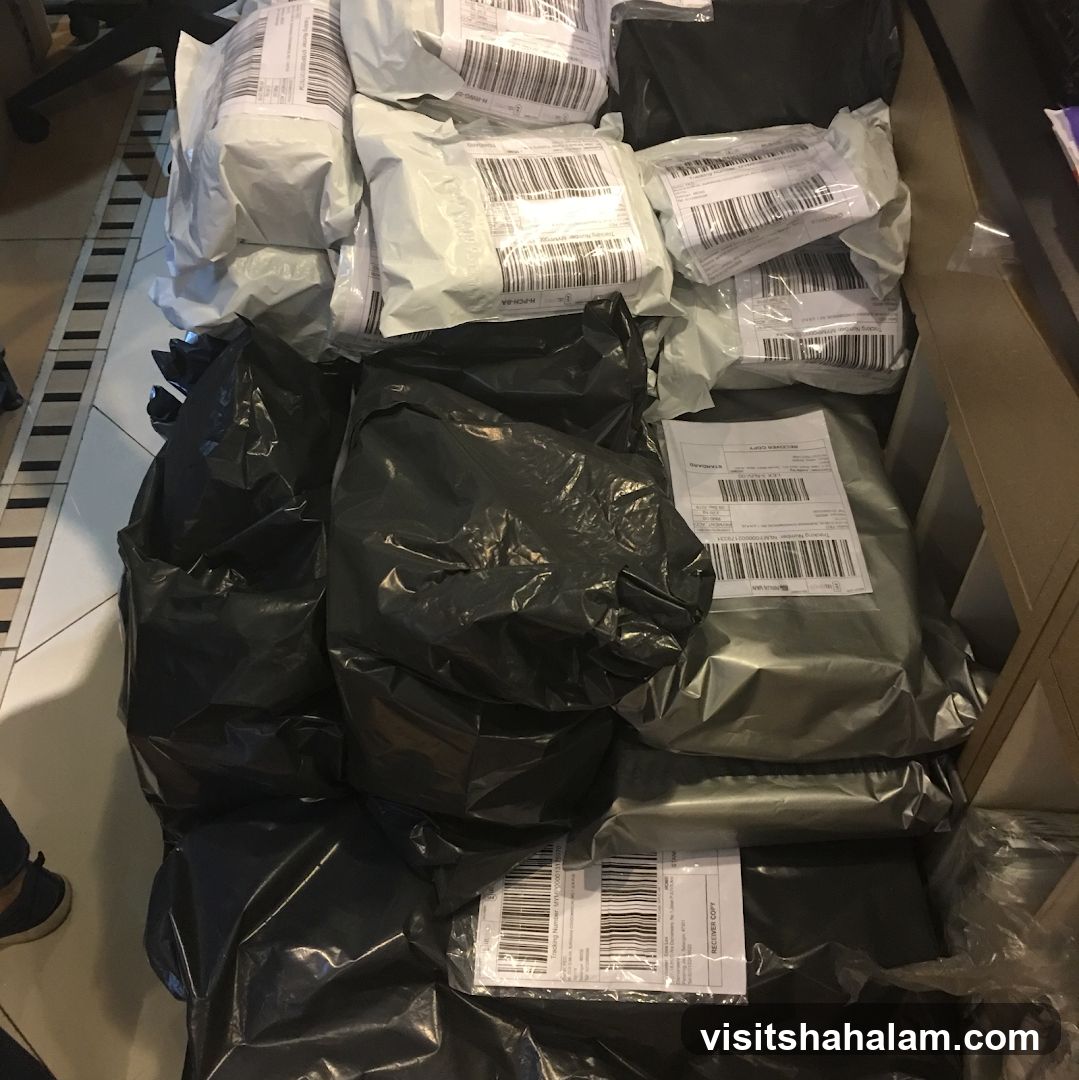 Packages ready for shipping